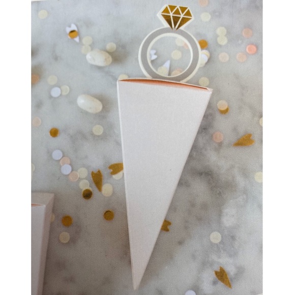 🚨3/$30🚨 PAPER LOVE FAVOR BOXES BRIDAL WEDDING - Picture 3 of 3